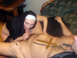 Mature nun having fuckfest with